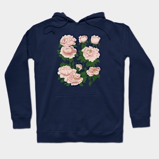 Peony flower pattern Hoodie